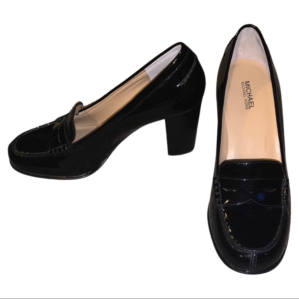 Michael Kors Buchanan Patent Leather Mid Loafers